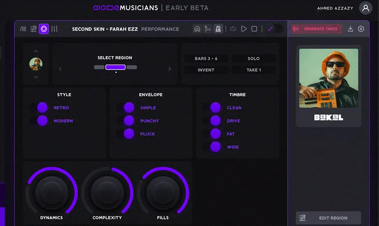 Musician Tailored-Performance Page