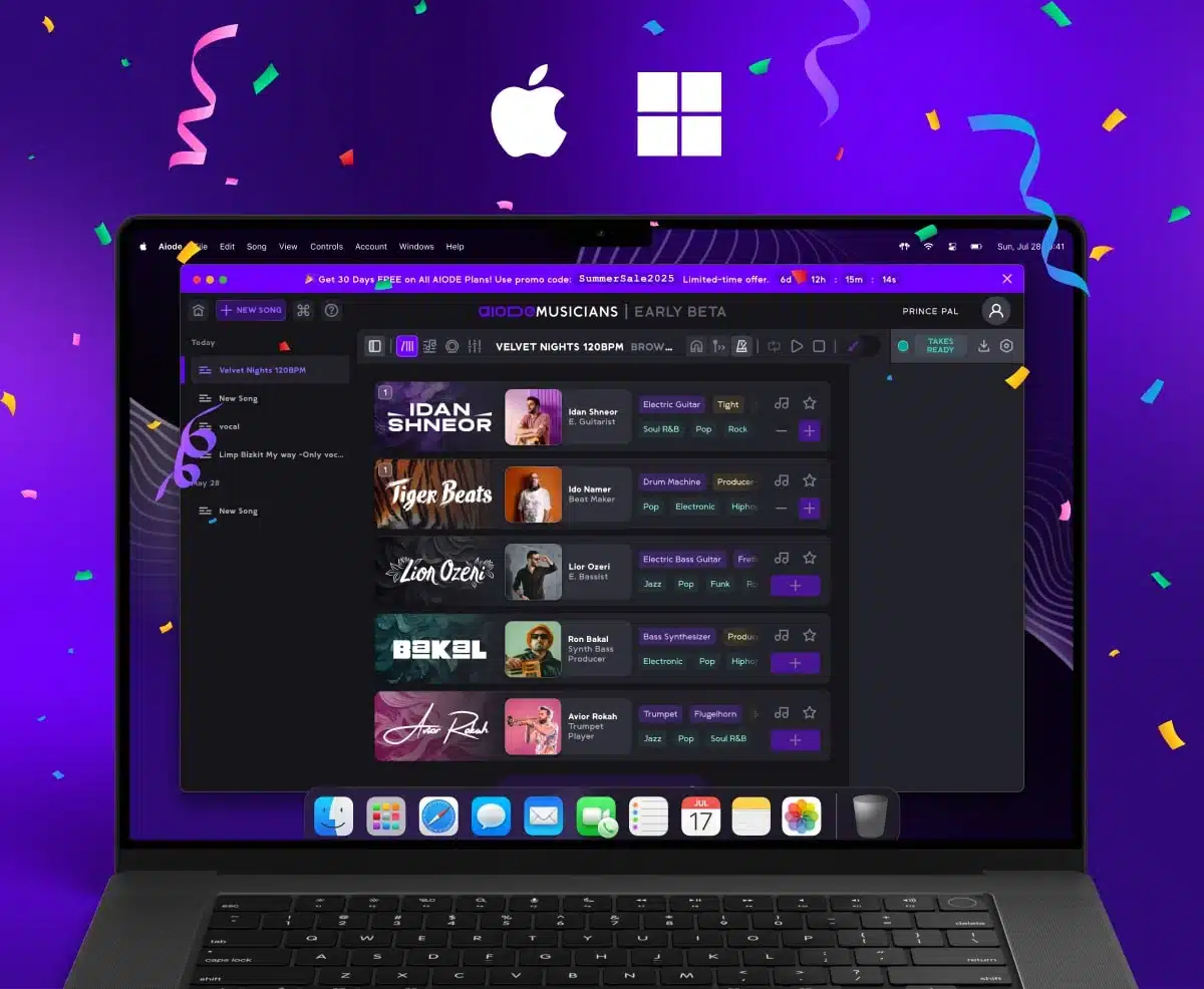 Aiode Launches Desktop App: AI Music  Generation at Your Fingertips
